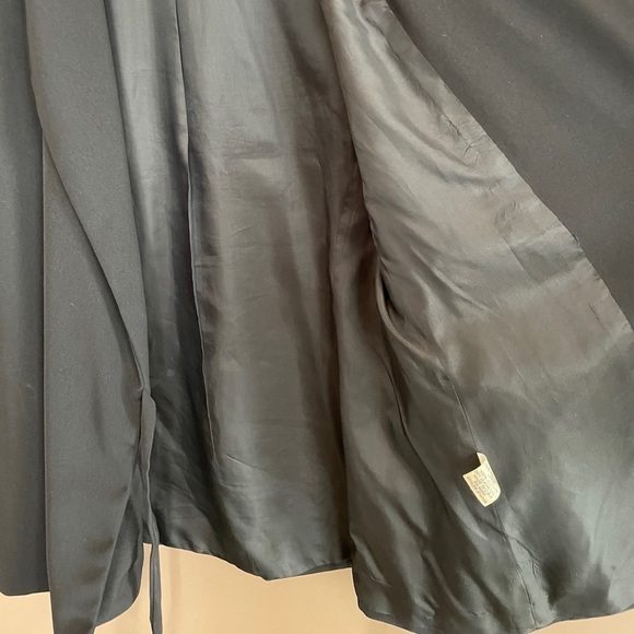 The J. Peterman Wrap Blazer Black‎ Size 4 - Picture 4 of 6
